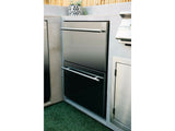 24" 5.3c Deluxe Outdoor Rated 2-Drawer Refrigerator - BellStone
