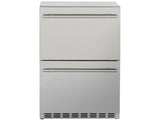 24" 5.3c Deluxe Outdoor Rated 2-Drawer Refrigerator - BellStone
