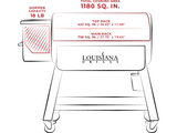 1200 Black Label Pellet Grill w/ Wifi - BellStone