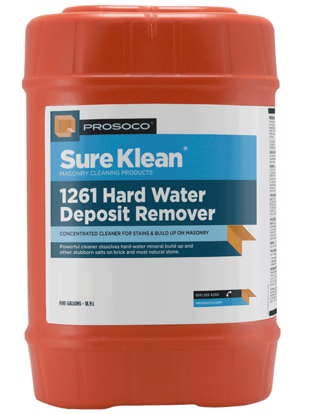 Prosoco 1261 Hard Water Deposit Remover 5 Gal - BellStone