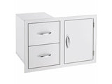 33" 2-Drawer & Access Door Combo - BellStone