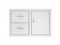 33" 2-Drawer & Access Door Combo - BellStone