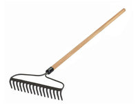 BonTool Bow Head Rake 16" with 54" Wood Handle - BellStone