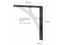 Willow Iron Corbel - BellStone