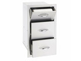 Summerset 17" Vertical 2-Drawer & Paper Towel Holder Combo - BellStone